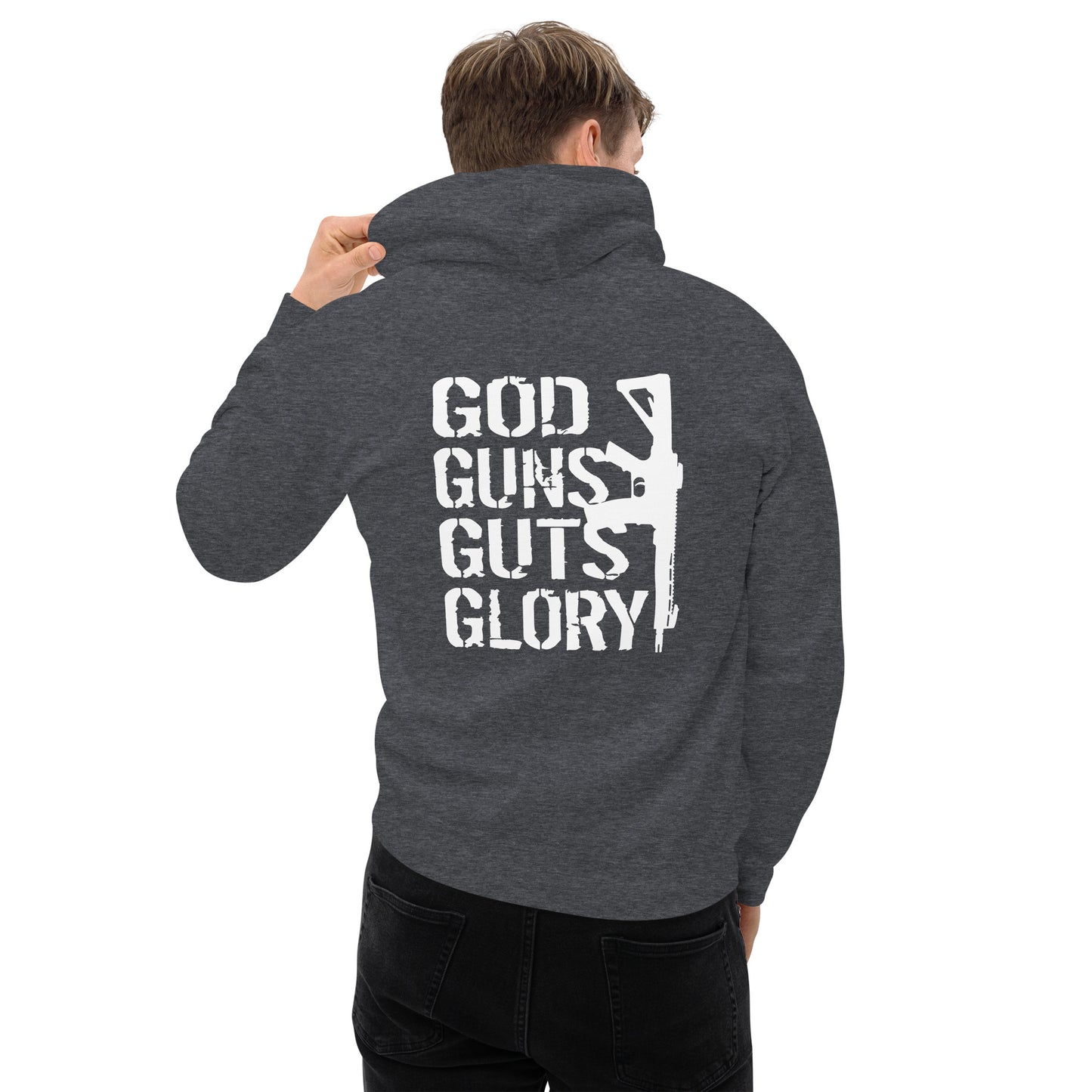 God Guns Guts Glory Unisex Hoodie