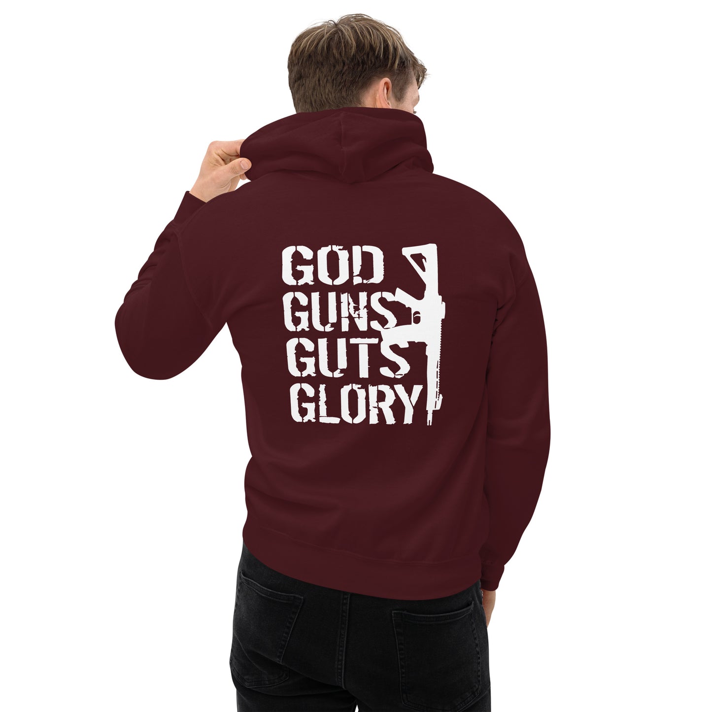 God Guns Guts Glory Unisex Hoodie