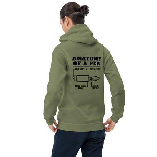 Anatomy Of A Pew Unisex Hoodie