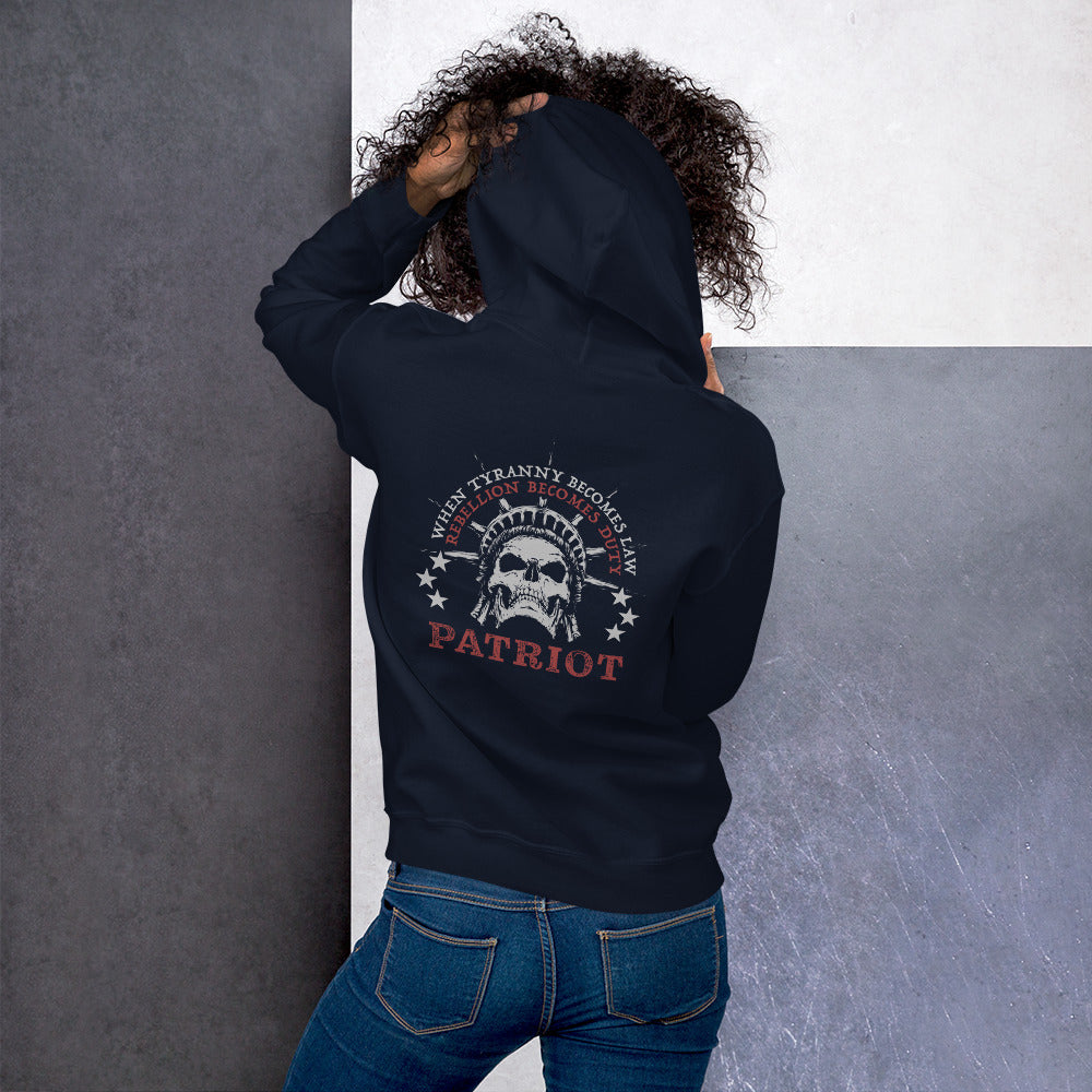 Rebellion Becomes Duty Unisex Hoodie