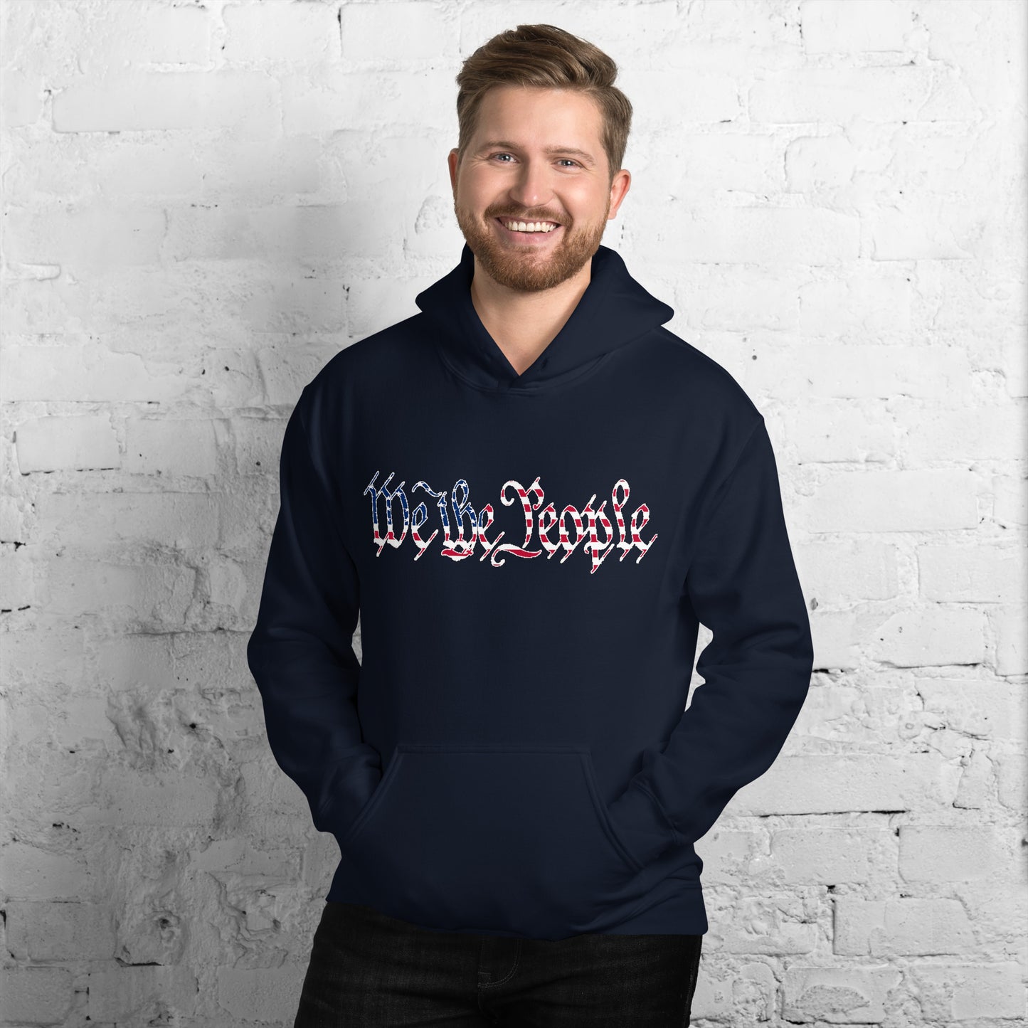 We The People American Flag Unisex Hoodie