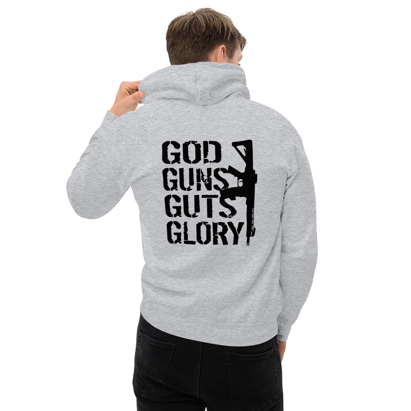 God Guns Guts Glory Unisex Hoodie