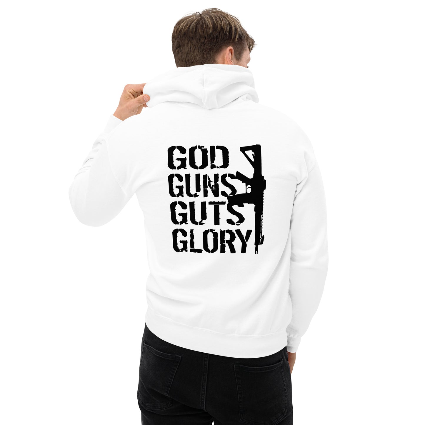 God Guns Guts Glory Unisex Hoodie