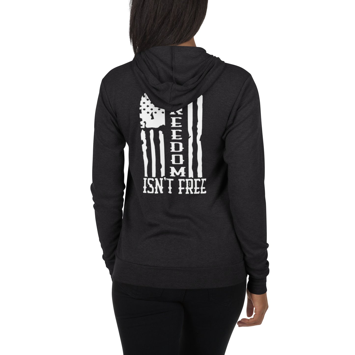 Freedom Isn't Free Unisex zip hoodie jacket