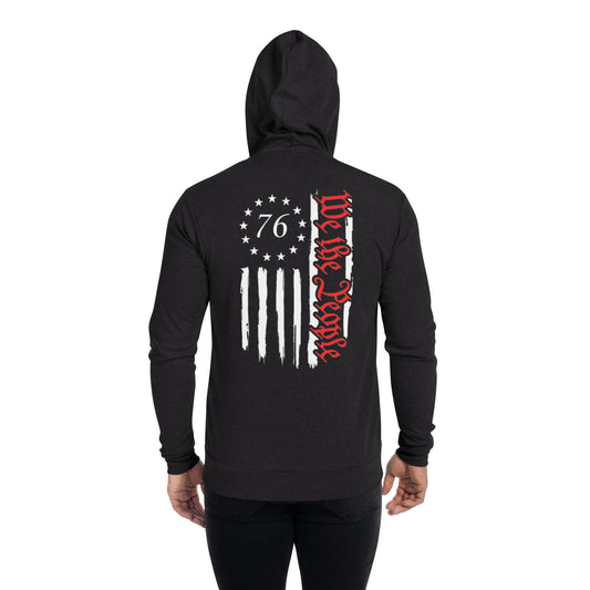 We The People 1776 Unisex zip hoodie jacket