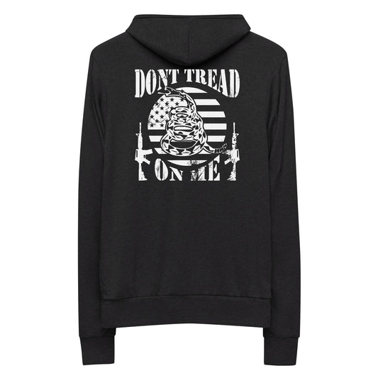 Don't Tread On Me Unisex zip hoodie