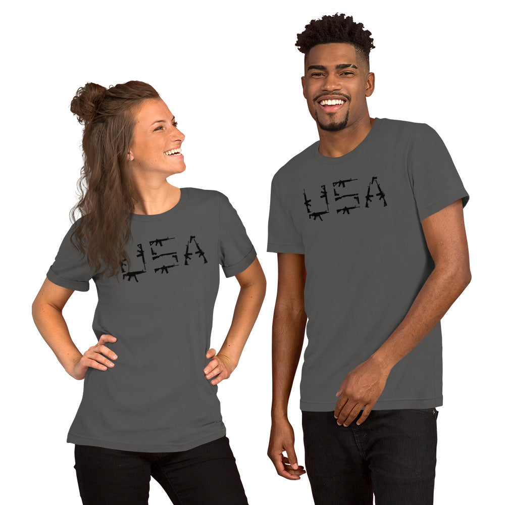 USA Firearm Short-sleeve Unisex t-shirt