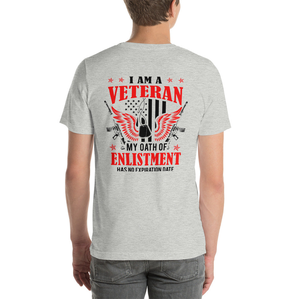 I Am A Veteran, My Oath Never Expires Unisex t-shirt