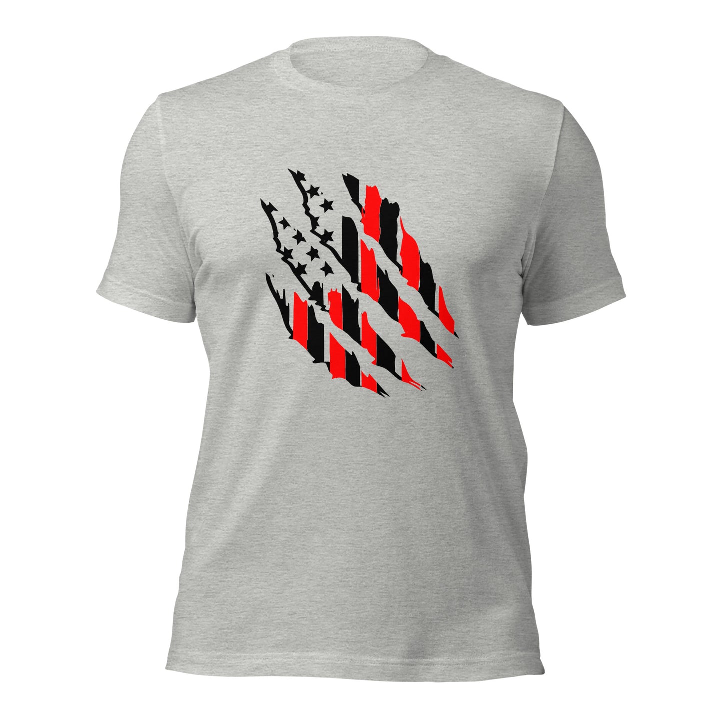 tattered American Flag ( Front Design) Unisex t-shirt