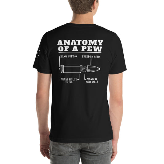 Anatomy Of A Pew Unisex t-shirt