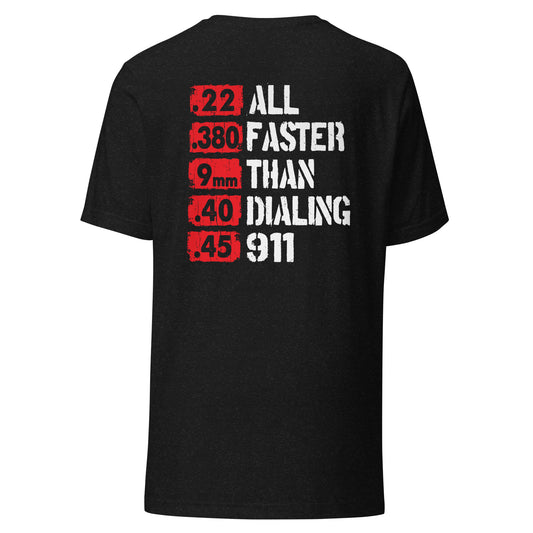 All Faster Than 911 (Back Design) Unisex t-shirt