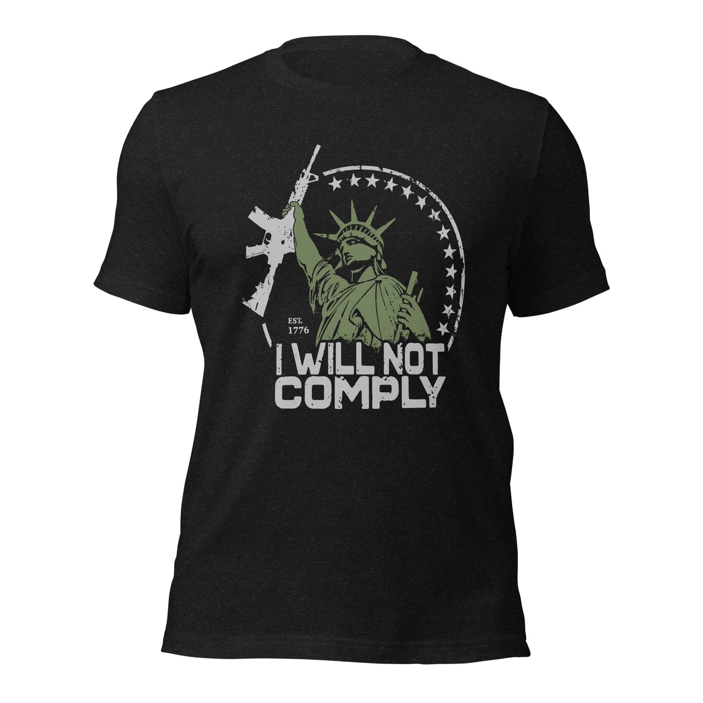 I Will Not Comply (Front Design) Unisex t-shirt