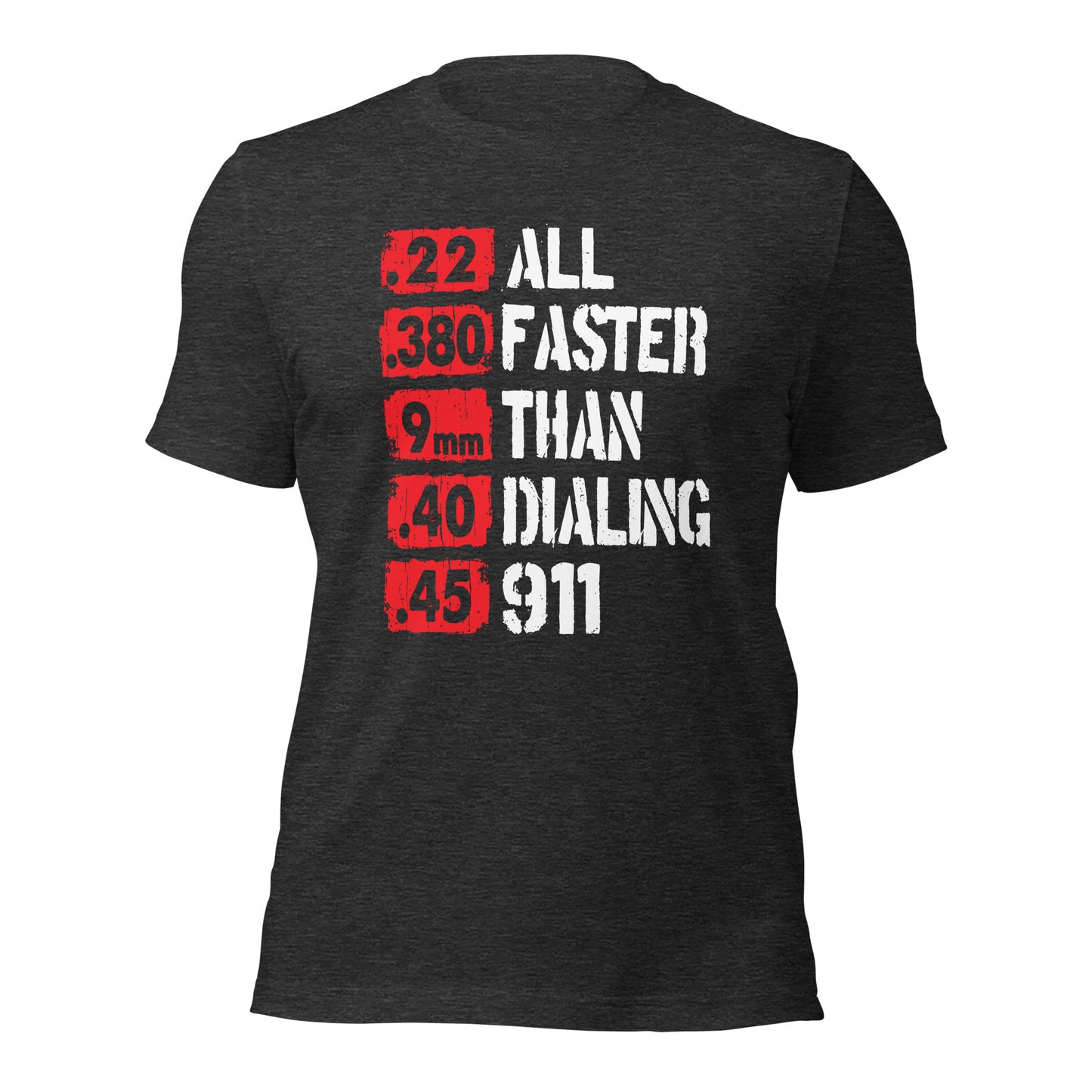 All Faster Than 911 (Front Design) Unisex t-shirt
