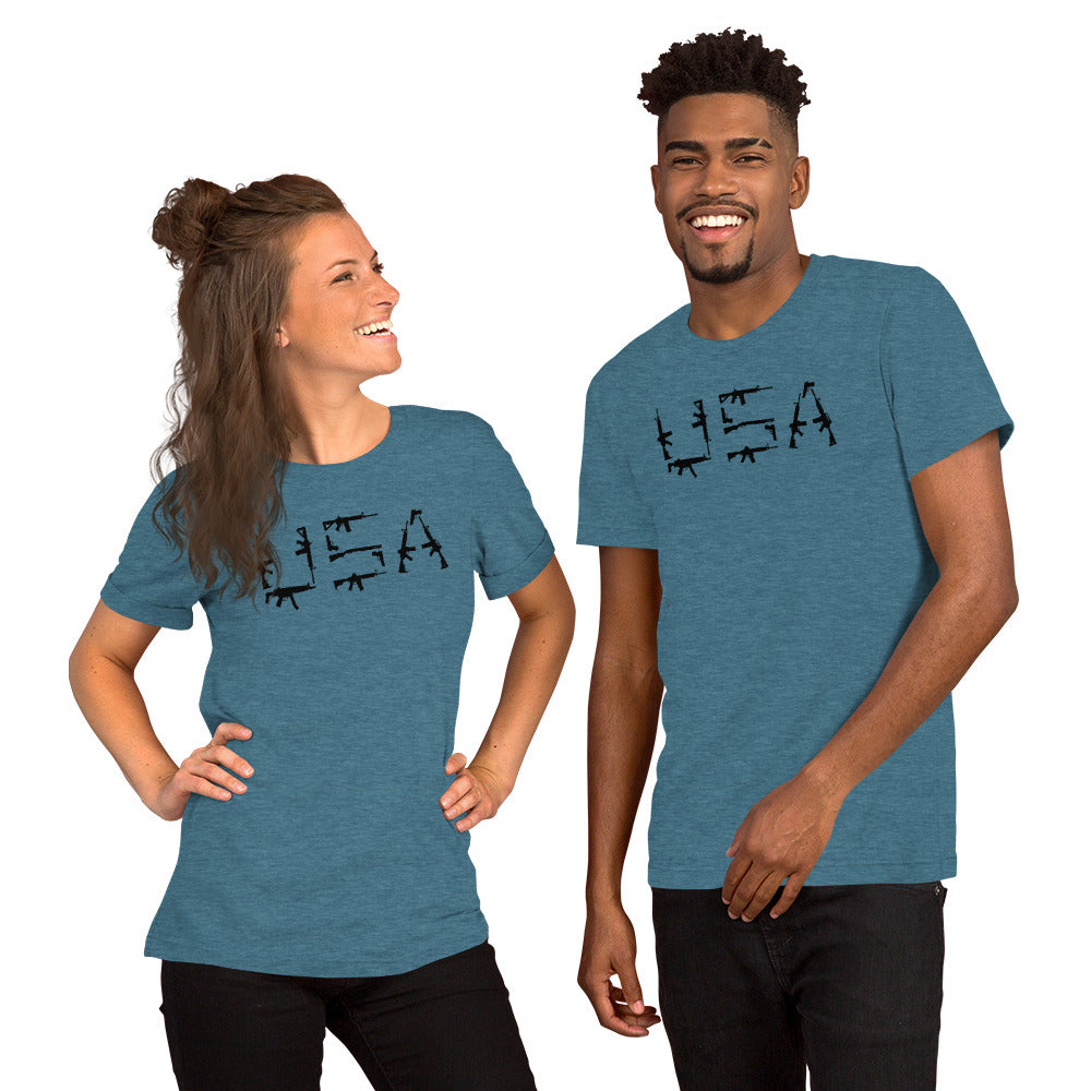 USA Firearm Short-sleeve Unisex t-shirt