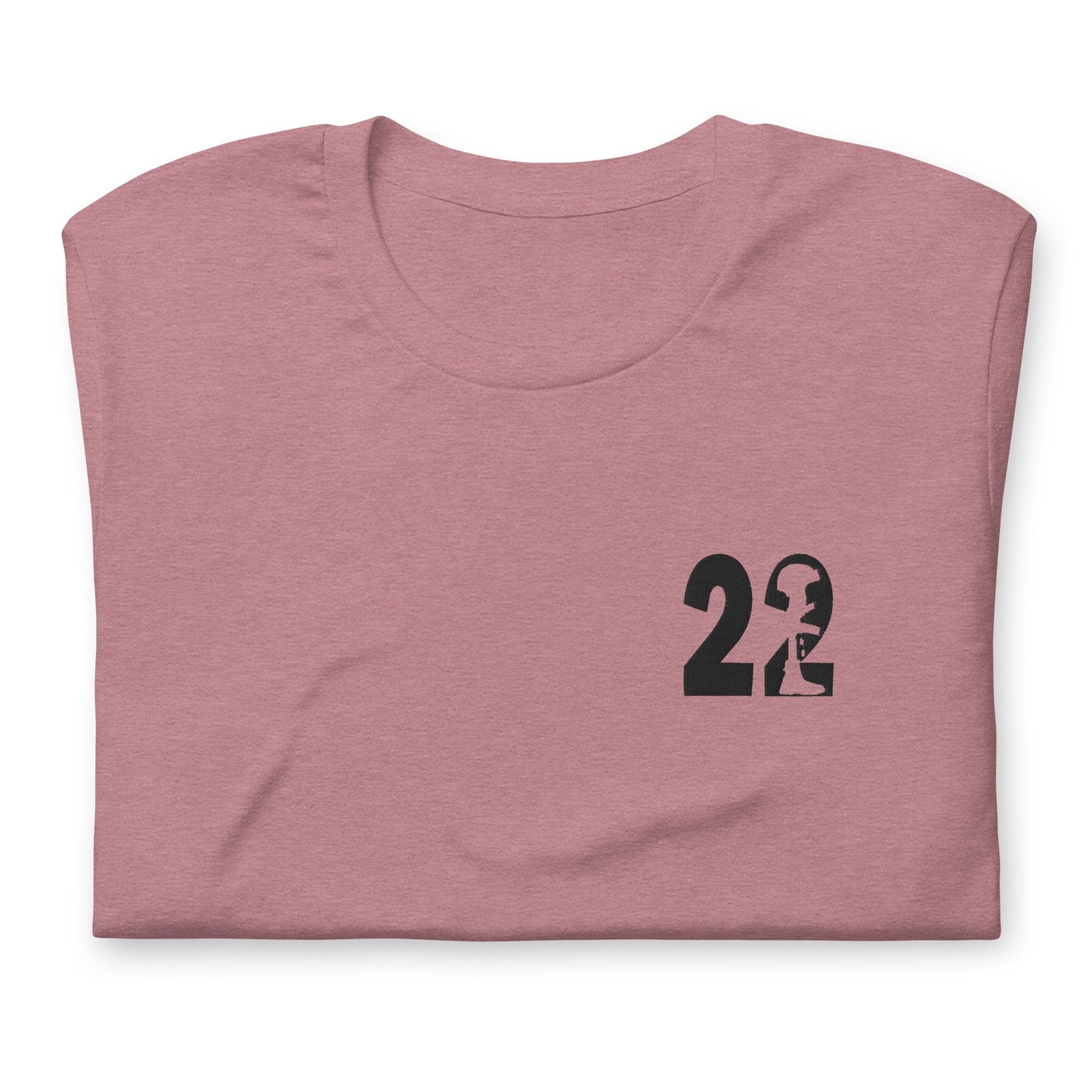 22 A Day End Veteran Suicide Embroidered Unisex t-shirt