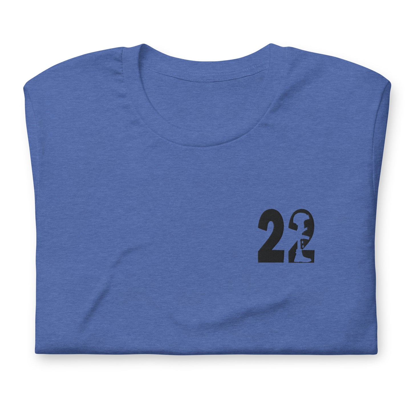 22 A Day End Veteran Suicide Embroidered Unisex t-shirt