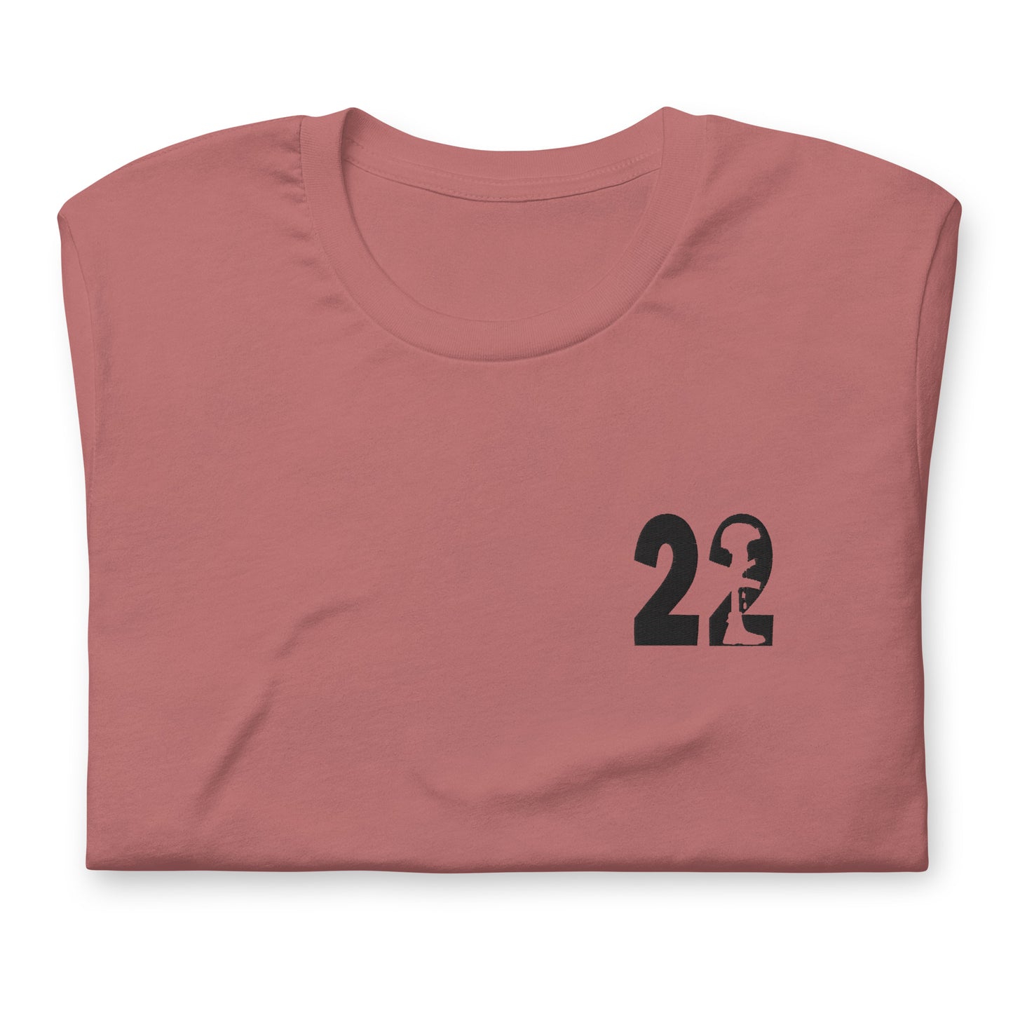 22 A Day End Veteran Suicide Embroidered Unisex t-shirt