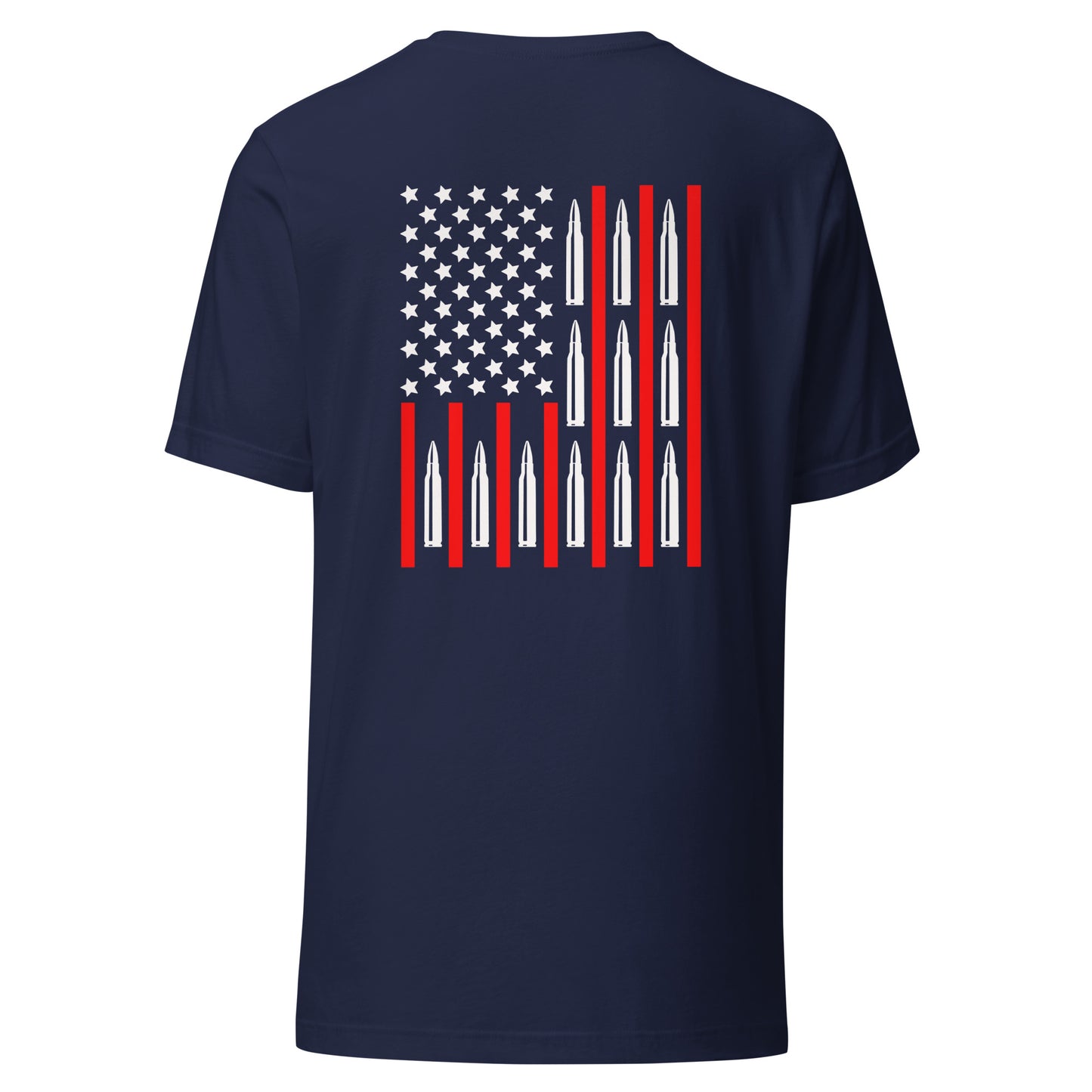 556 Ammo Flag (Back Design) Unisex t-shirt