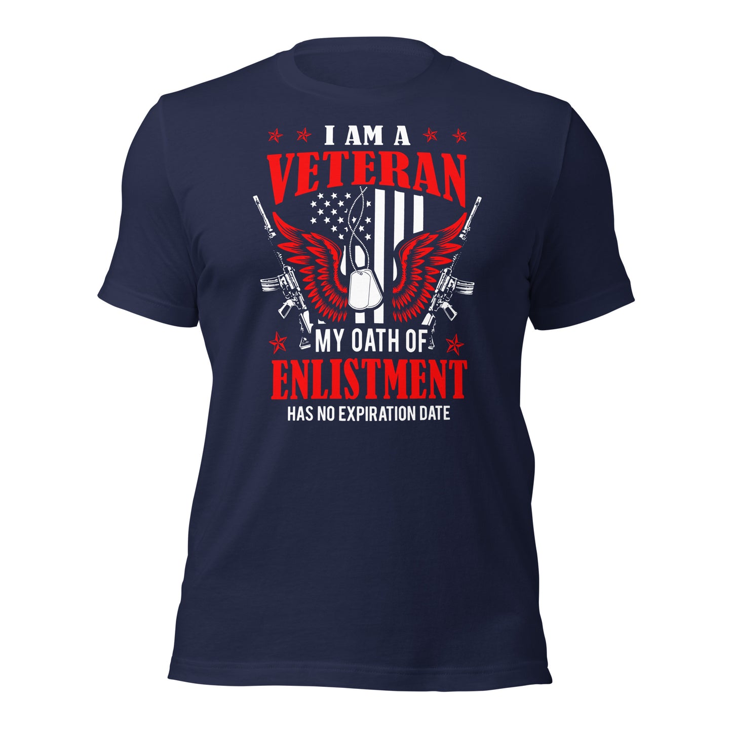 I Am A Veteran, My Oath Never Expires Unisex t-shirt