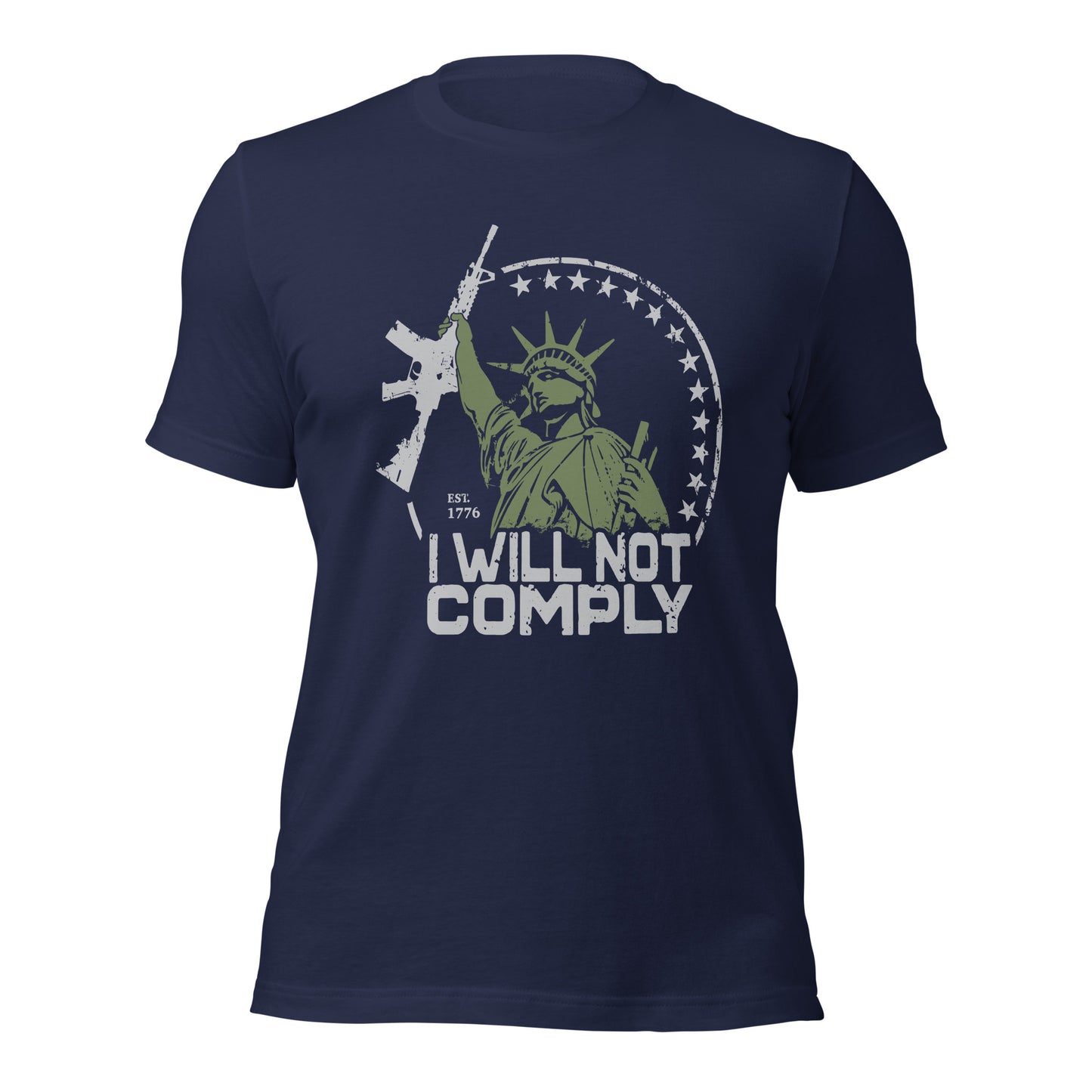 I Will Not Comply (Front Design) Unisex t-shirt