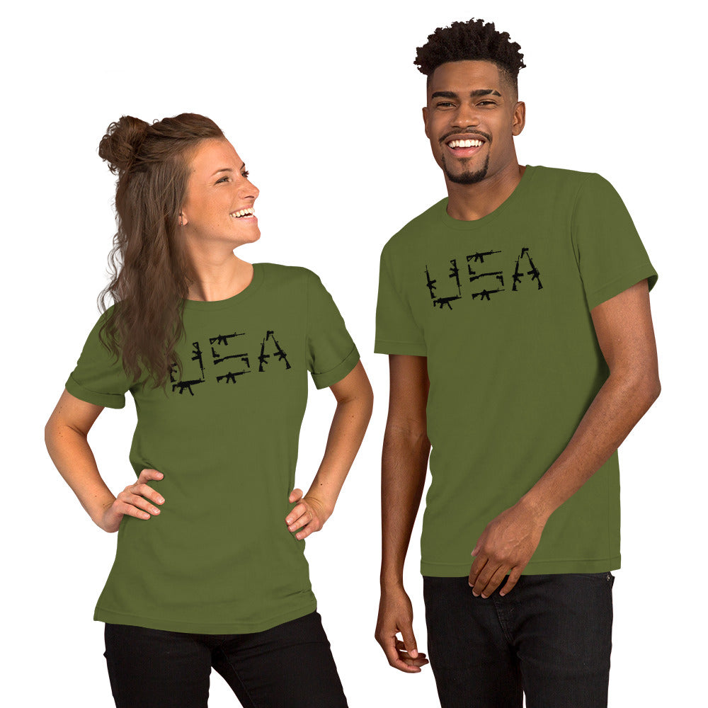 USA Firearm Short-sleeve Unisex t-shirt