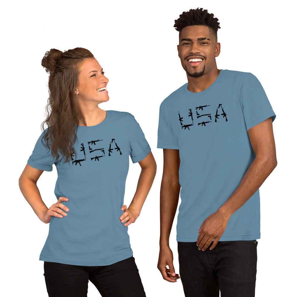 USA Firearm Short-sleeve Unisex t-shirt