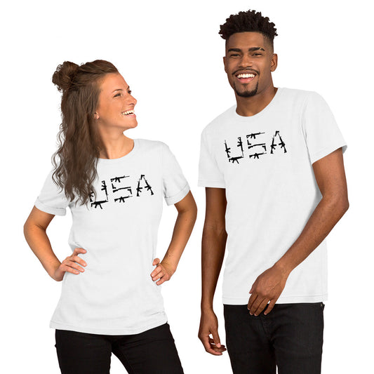 USA Firearm Short-sleeve Unisex t-shirt