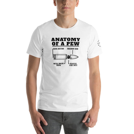 Anatomy Of A Pew Unisex t-shirt