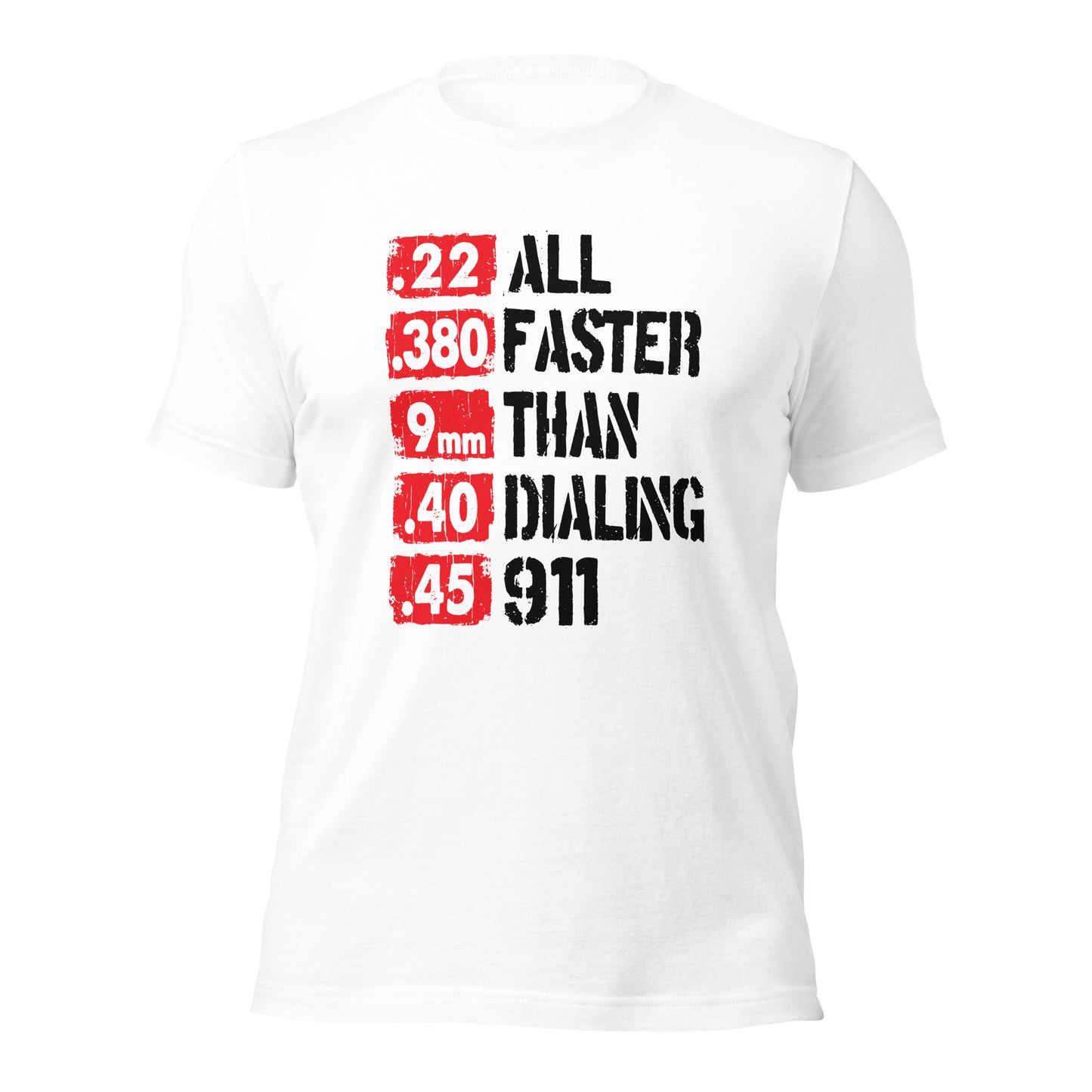 All Faster Than 911 (Front Design) Unisex t-shirt