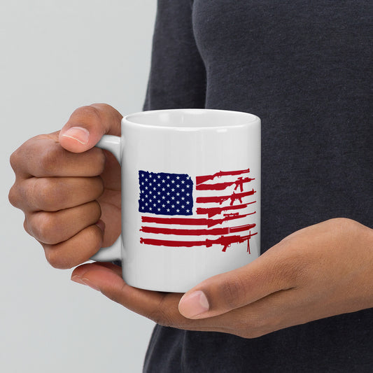 Firearms Flag Coffee Mug