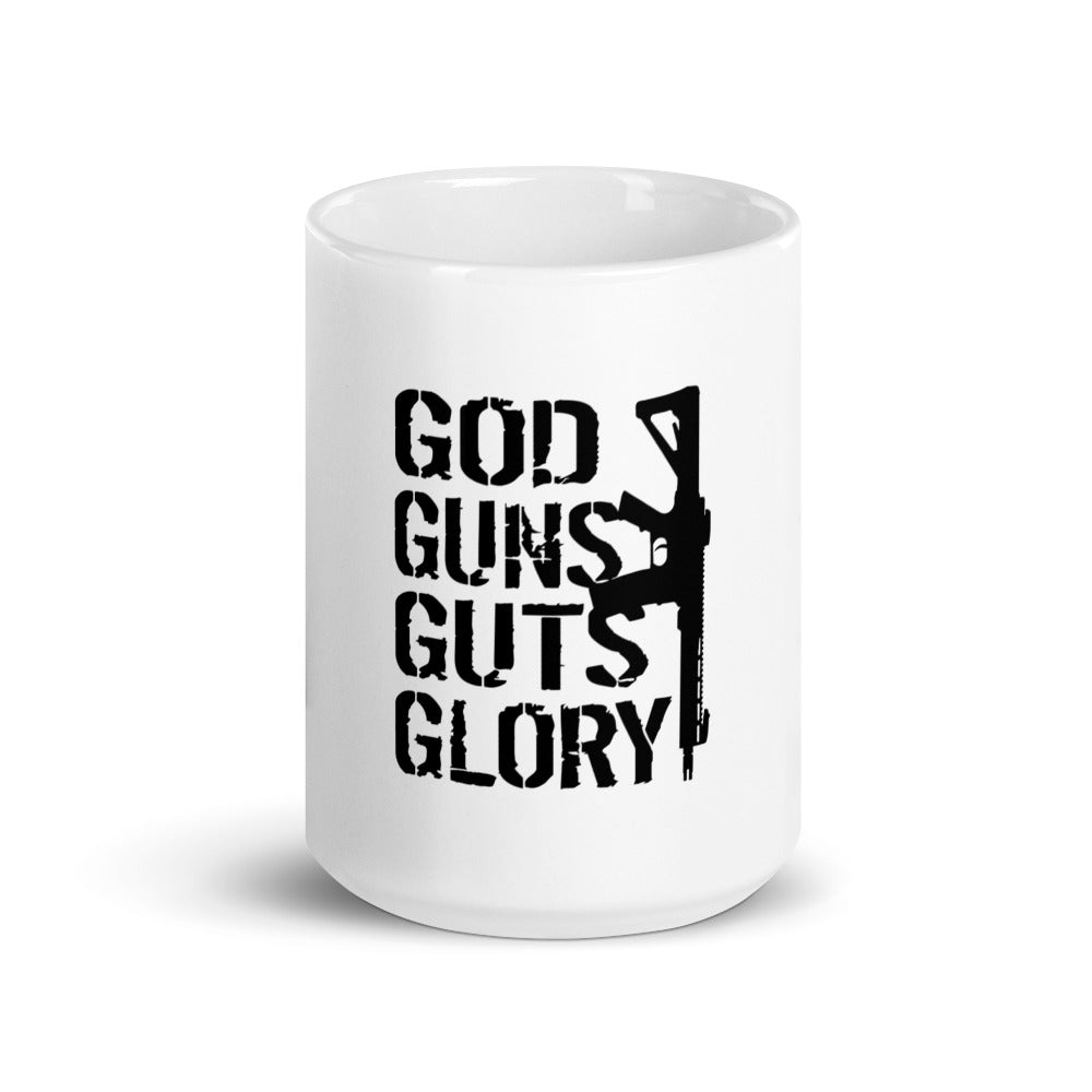 God Guns Guts and Glory Coffee Mug